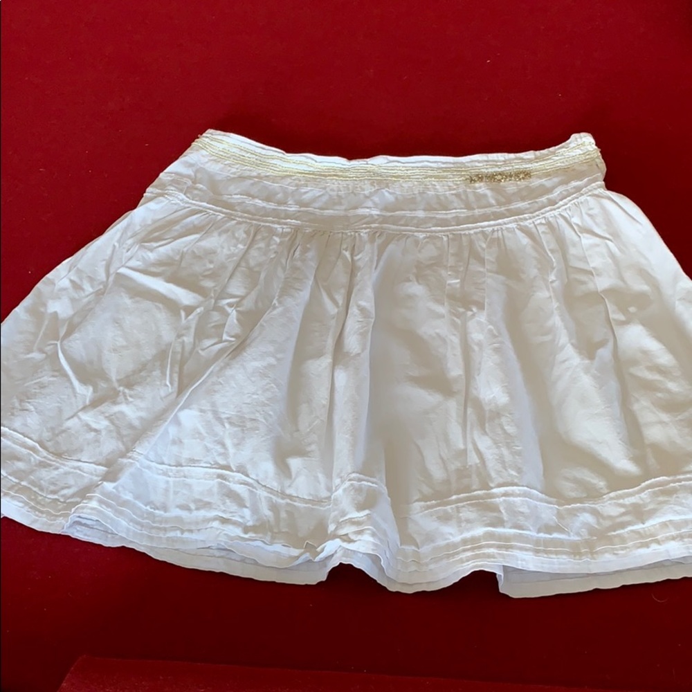 Roxy Cotton Skirt with Beaded Accent